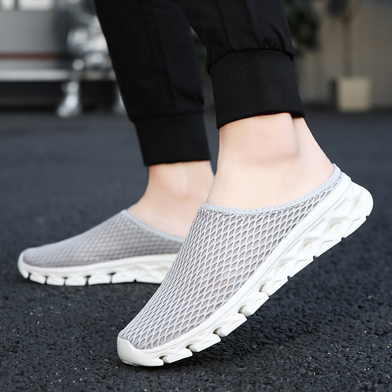 Unisex nan atmungsaktiver Mesh-Muleschuh mit flexibler Wabenlaufsohle und ergonomischem Fußbett