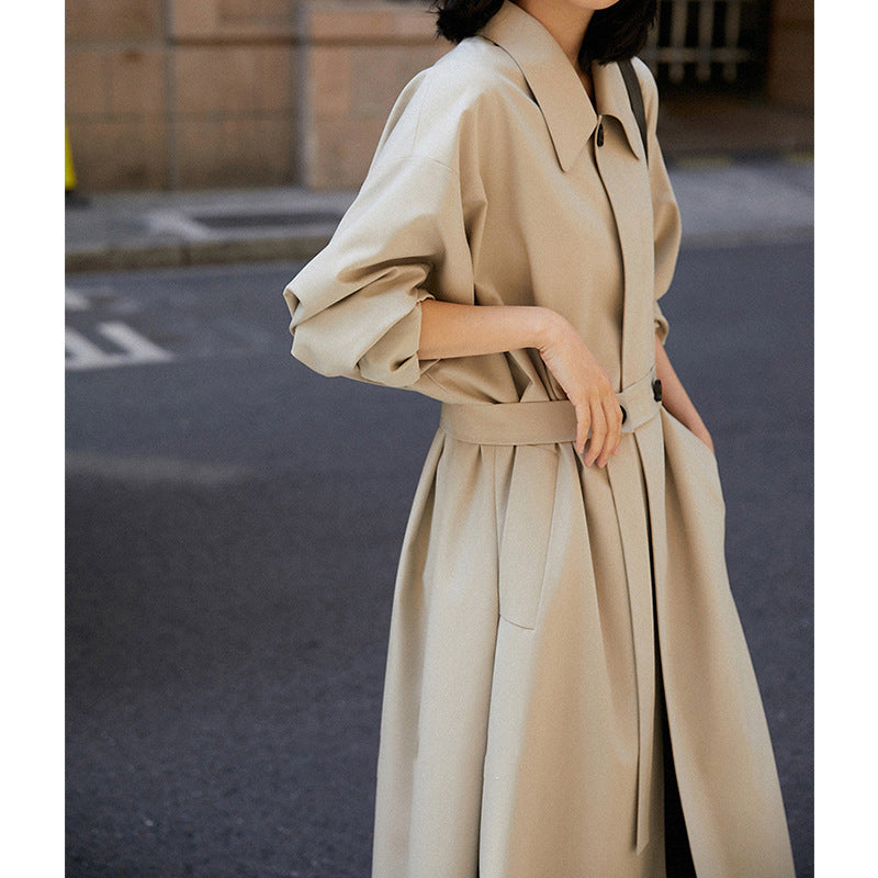 Damen Elegante und bequeme Trenchcoat Shop Nory