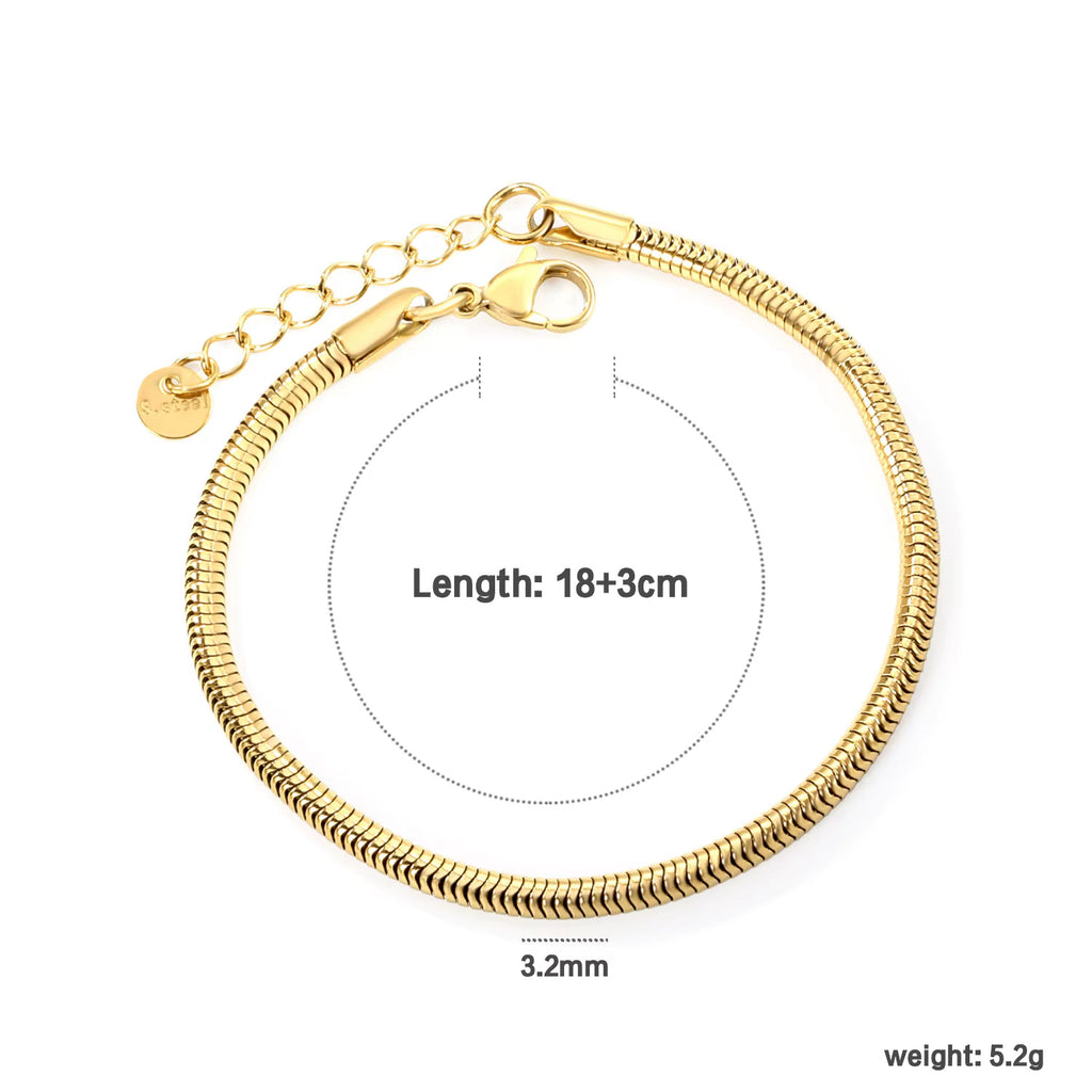 Damen trendiges Gliederarmband aus hochwertigem Edelstahl mit verstellbarem Verschluss Shop Nory