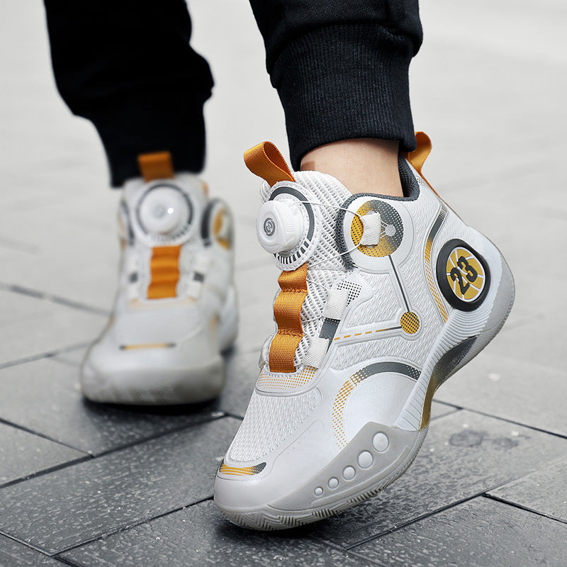 Herren Sportlicher Basketball-Low-Top mit BOA-Verschluss und gedämpfter Cupsohle Shopy Nory
