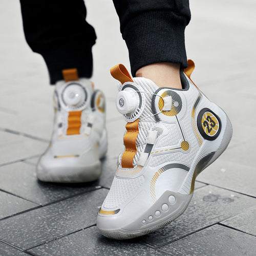 Herren Sportlicher Basketball-Low-Top mit BOA-Verschluss und gedämpfter Cupsohle Shopy Nory