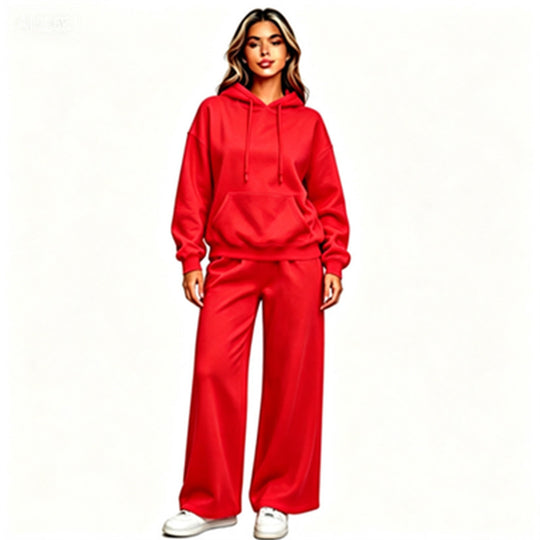 Damen Bequemer Oversized Hoodie mit weiten Jogginghosen Shop Nory