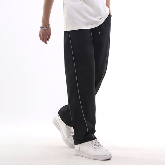 Herren Sportliche Freizeithose mit verstellbarem Bund und seitlichen Taschen Shop Nory