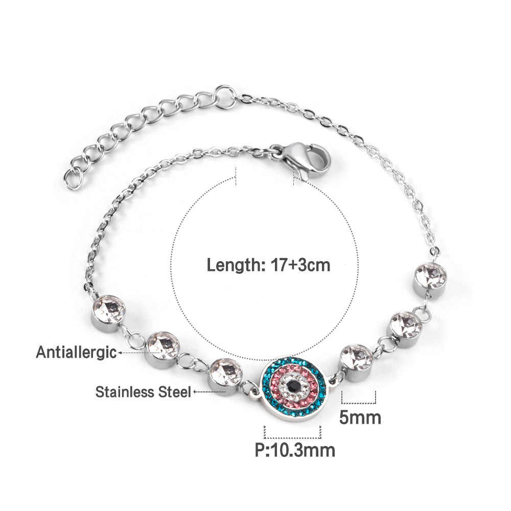 Damen Armband mit funkelnden Zirkonia-Akzenten und zeitgemäßem Design Shop Nory