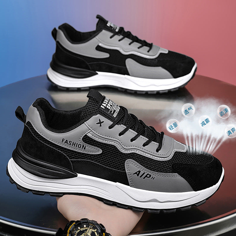 Herren Athletisch-inspirierte Plateau-Sneaker mit atmungsaktivem Mesh und griffiger Trailsohle Shop Nory