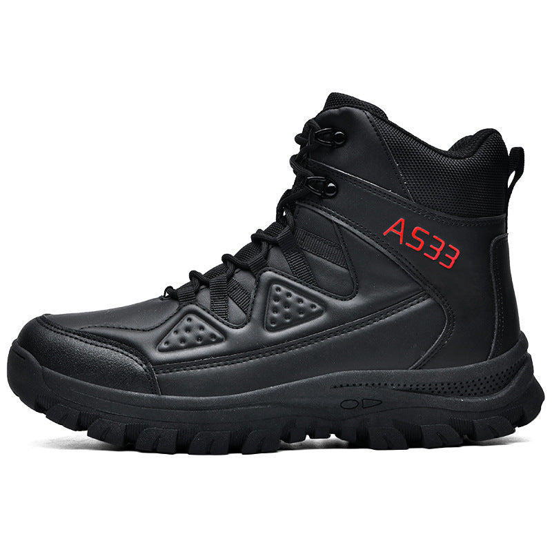Herren wasserdichte Sicherheitsstiefel mit rutschfester Sohle und atmungsaktiver Membran