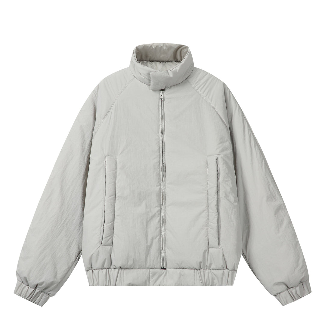 Unisex Boxy-wattierte Kurzjacke mit voluminösem Funnelkragen Shop Nory