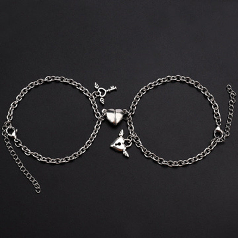 Damen Fußkettchen mit herzförmigen Anhängern und verspieltem Design Shop Nory
