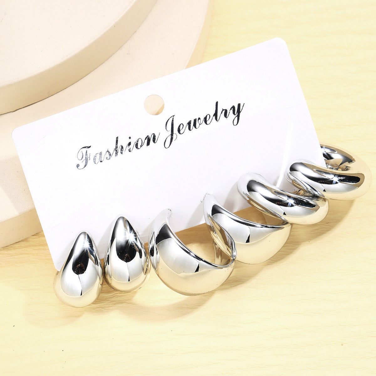 Damen Fingerring-Set mit modernen, geometrischen Designs Shop Nory