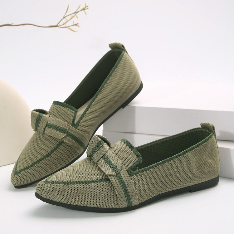 Damen Spangenballerinas mit Knötchen-Details und atmungsaktivem Obermaterial Shopnory