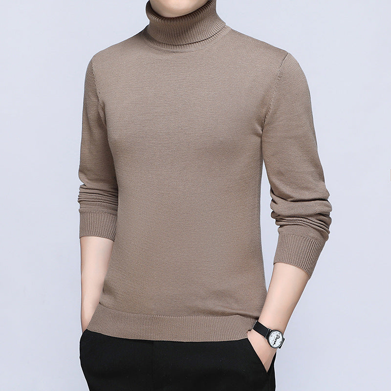 Herren Rollkragenpullover aus hochwertiger, atmungsaktiver Baumwolle
