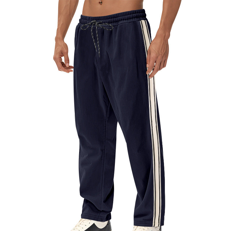 Herren Sportliche Freizeithose mit seitlichen Streifen