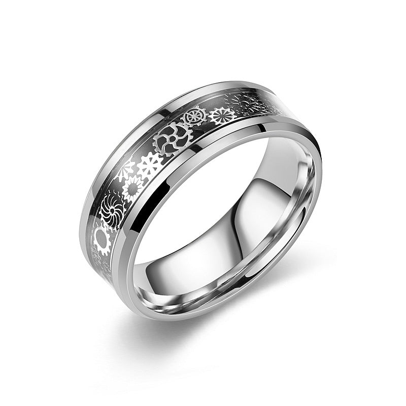 Herren Ring mit kunstvollem Mechanikdesign Shop Nory