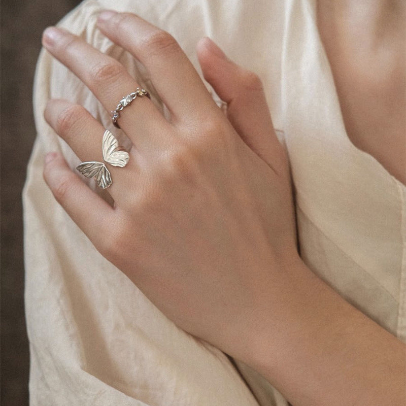 Damenring im eleganten Schmetterlingsdesign Shop Nory