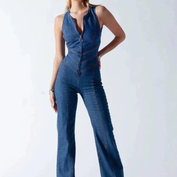 Damen Jeans Overall