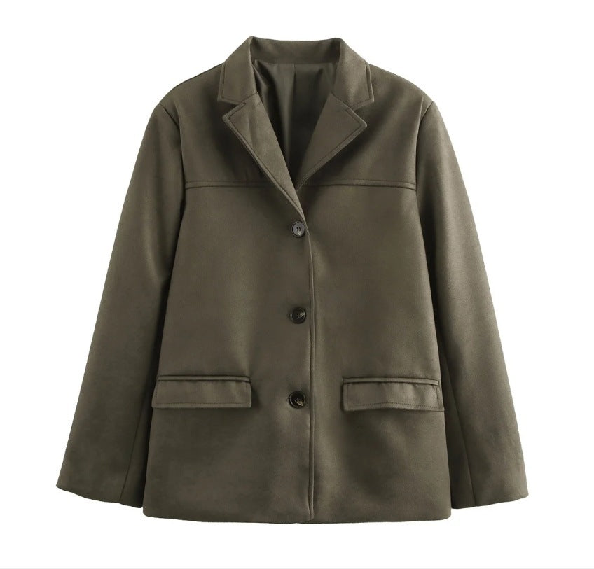 Damen Modische Sakko-Jacke