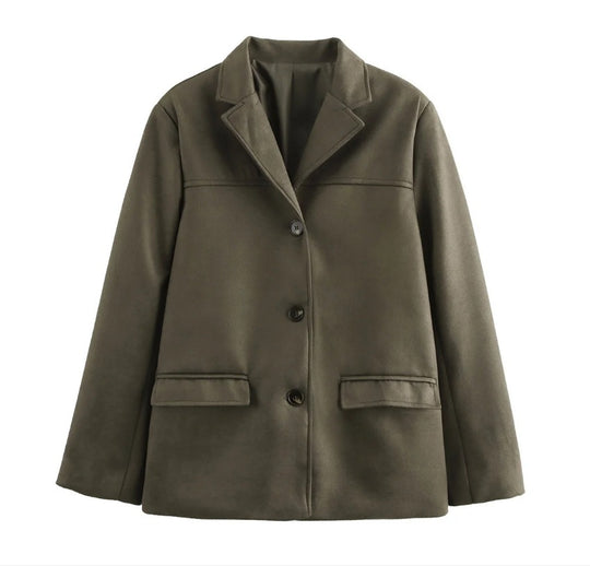 Damen Modische Sakko-Jacke