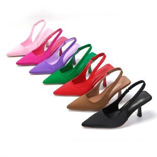 Damen Slingback-Pumps mit spitzem Design und elegantem Absatz
