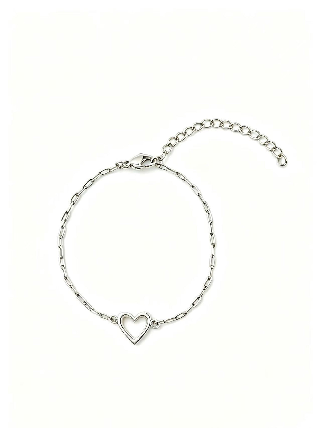 Damen Fußkettchen mit romantischem Herzanhänger aus hochwertigem Edelstahl Shop Nory