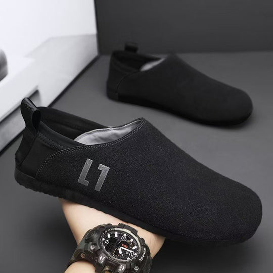 Herren Leichter Slip-On-Freizeitschuh mit elastischem Fersenriegel und flexibler Gummilaufsohle Shop Nory