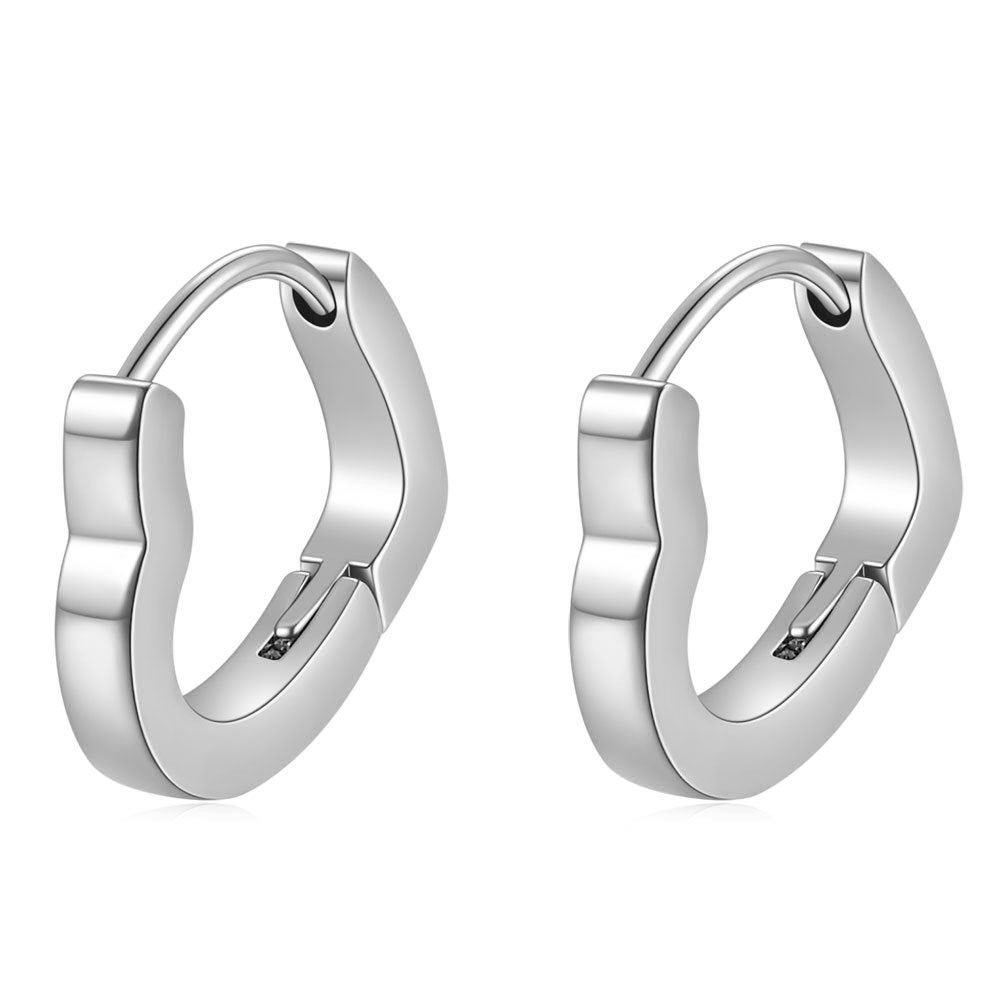 Damen Creolen mit modernem, geschwungenem Design Shop Nory