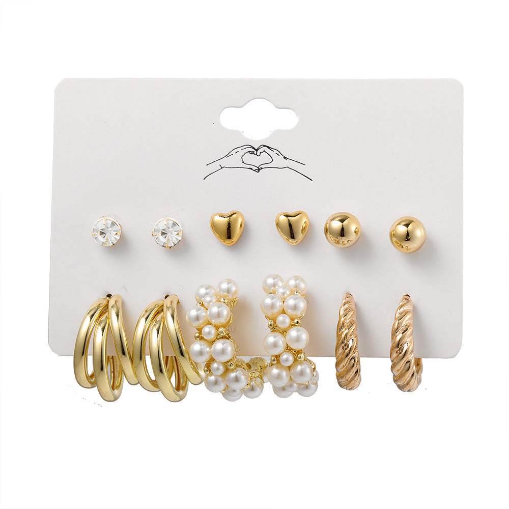 Damen Ohrringe Set mit kunstvollen Designs und eleganten Details Shop Nory