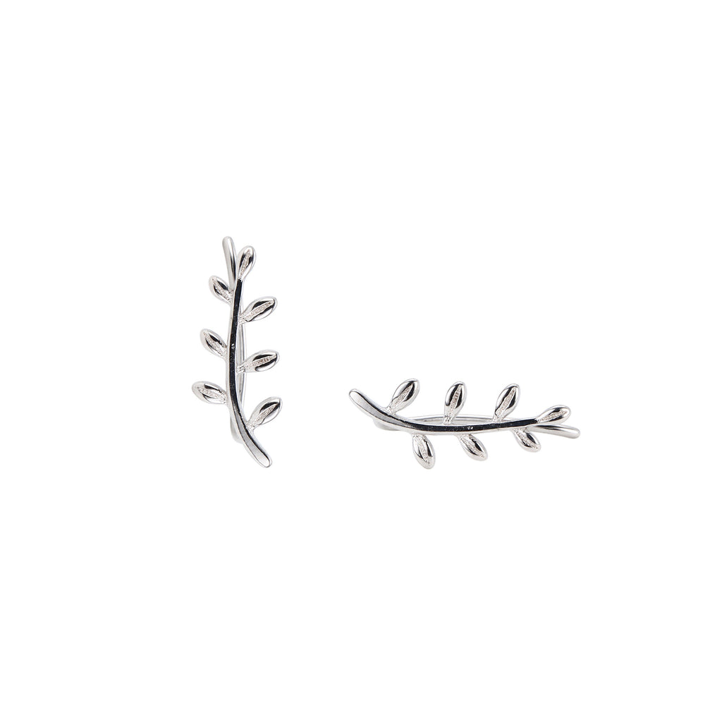 Damen Ohrstecker im eleganten Pflanzenmotiv Shop Nory
