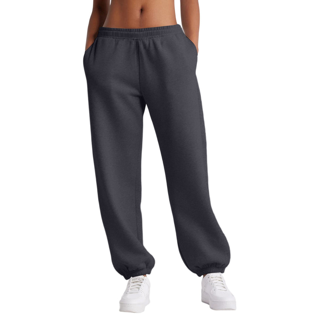 Damen nan schmale High‑Waist Sweat-Jogginghose mit hohem Komfortbund, verstellbarem Kordelzug und elastischen Knöchelbündchen Shop Nory