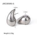 Damen Edelstahl Ohrstecker mit elegantem Tropfendesign Shop Nory