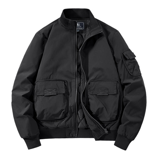 Herren Modische Bomberjacke mit zahlreichen Taschen Shop Nory