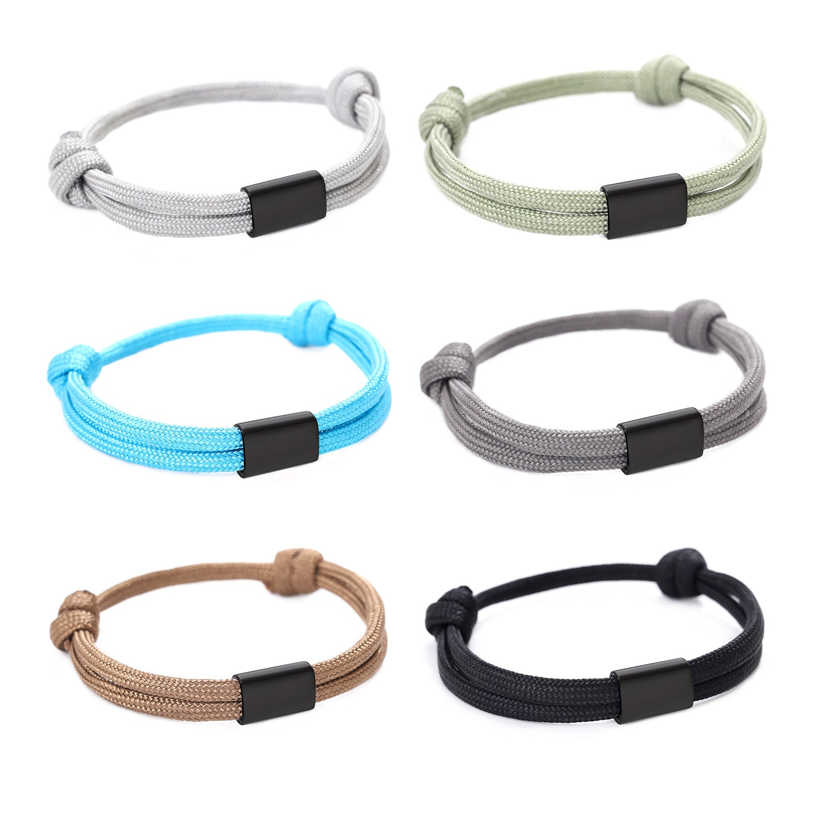 Damen geflochtenes Armband aus robustem Material mit goldener Akzentverschlus Shop Nory