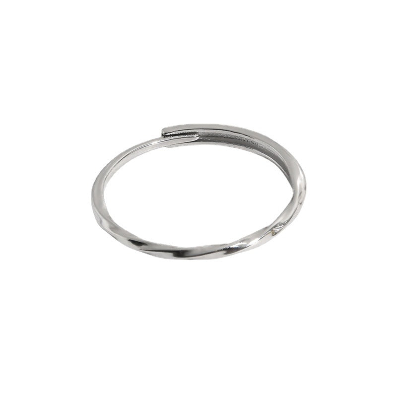 Damen Offener Ring mit kunstvollem, geschwungenem Design Shop Nory