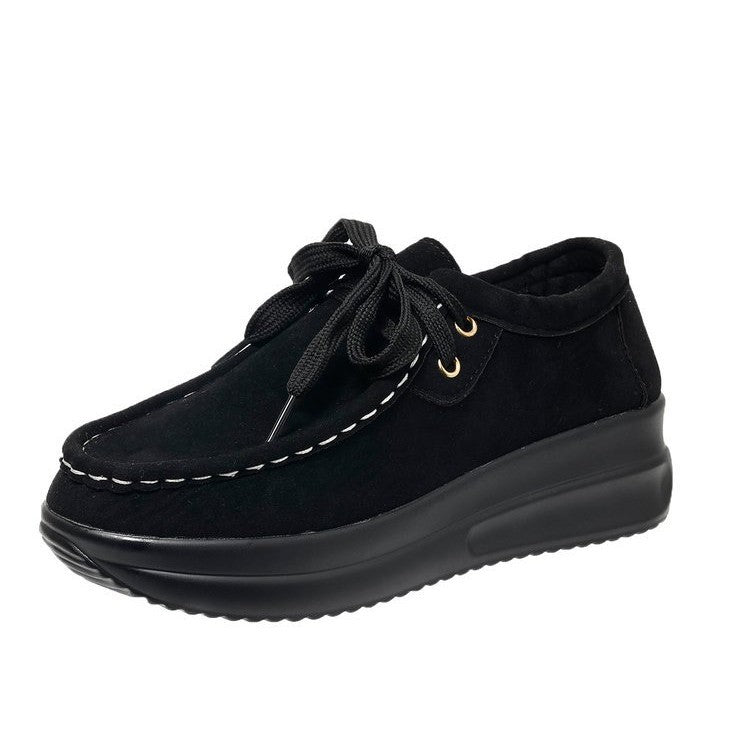 Damen Keilsneaker im Mokassinstil mit Veloursoptik und gepolsterter Komfortsohle Shop Nory