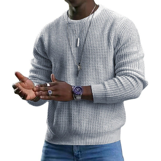 Herren Strukturierter Pullover