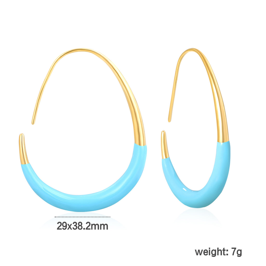 Damen Hängende Ohrstecker im eleganten Tropfen-Design Shop Nory
