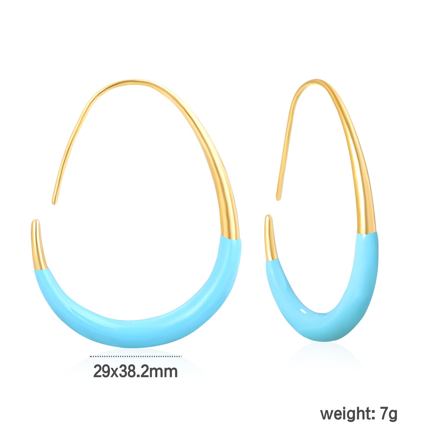 Damen Hängende Ohrstecker im eleganten Tropfen-Design Shop Nory