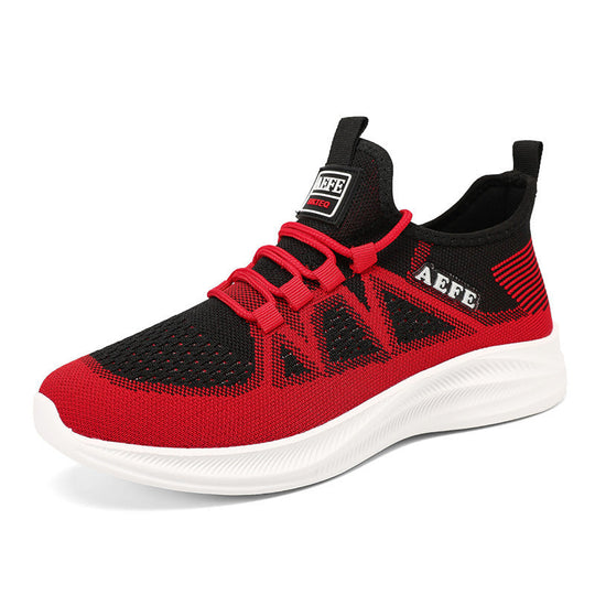 Herren Atmungsaktive Sport-Sneaker mit elastischem Schnürsystem