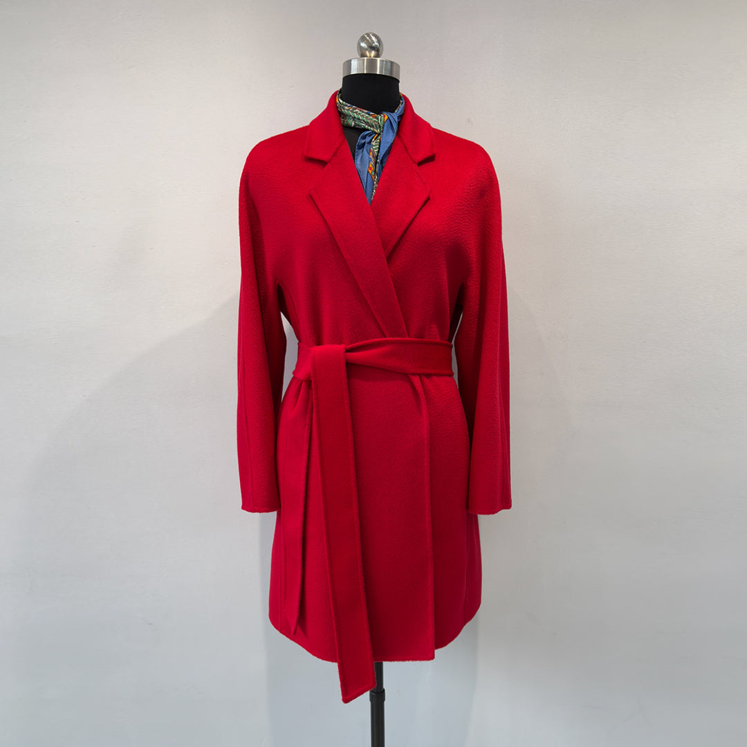 Damen Eleganter Maßgeschneiderter Wickelmantel Shop Nory