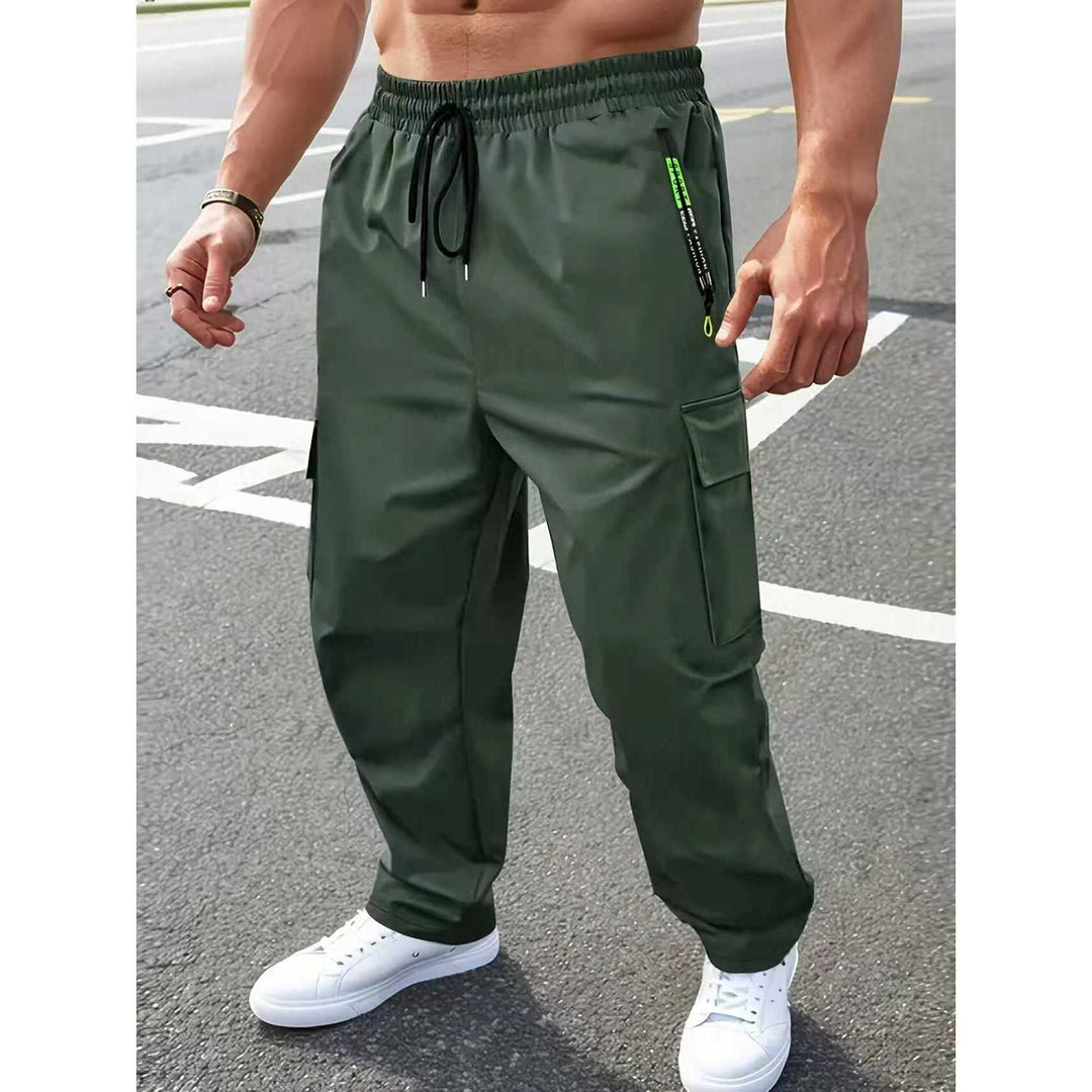 Herren Praktische Cargo-Hose mit verstellbarem Gummizug Shop Nory