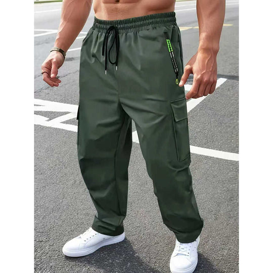 Herren Praktische Cargo-Hose mit verstellbarem Gummizug Shop Nory