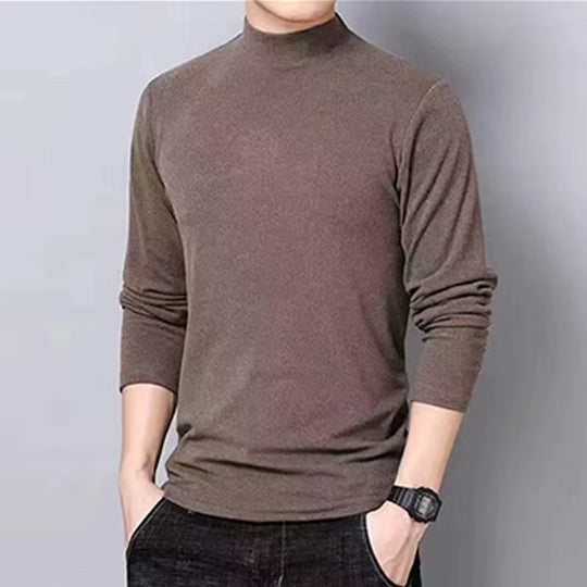 Herren Hochwertiges Langarmshirt mit Rollkragen Shop Nory