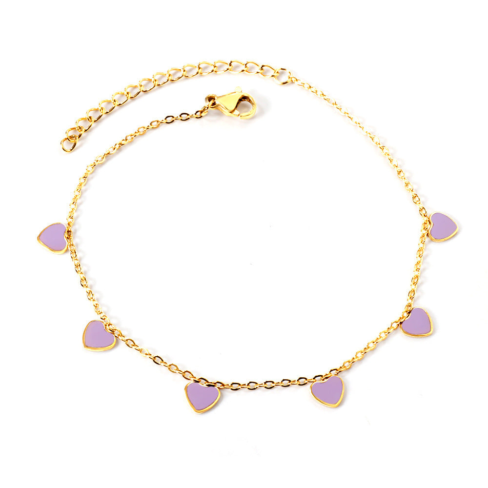 Damen modische Herz-Armband mit goldplattierten Akzenten Shop Nory