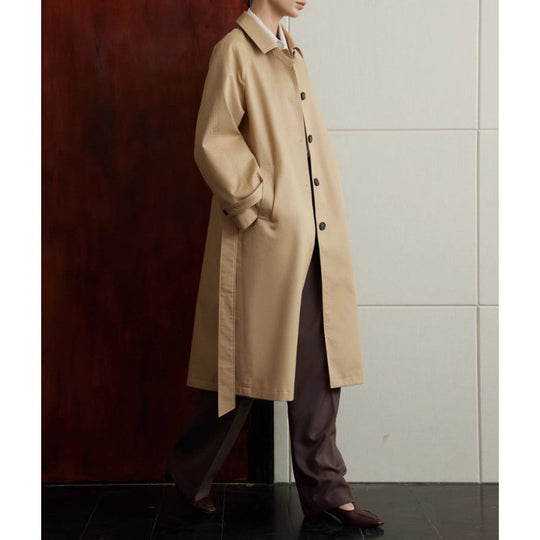 Damen elegante Trenchjacke mit Taillengürtel Shop Nory
