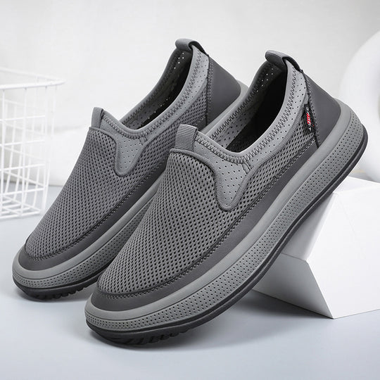 Herren nan atmungsaktiver Slip-On Mesh-Sneaker mit elastischem Einstieg und perforierter EVA-Plateausohle Shop Nory