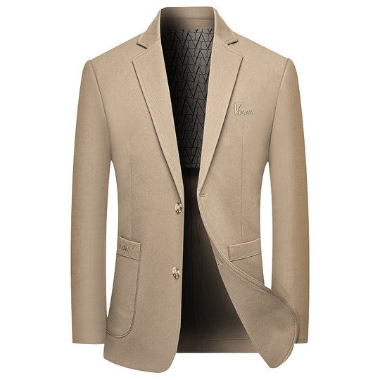 Herren Modernes Einreihiges City-Blazer mit aufgesetzten Taschen und leichter Halbfütterung Shop Nory