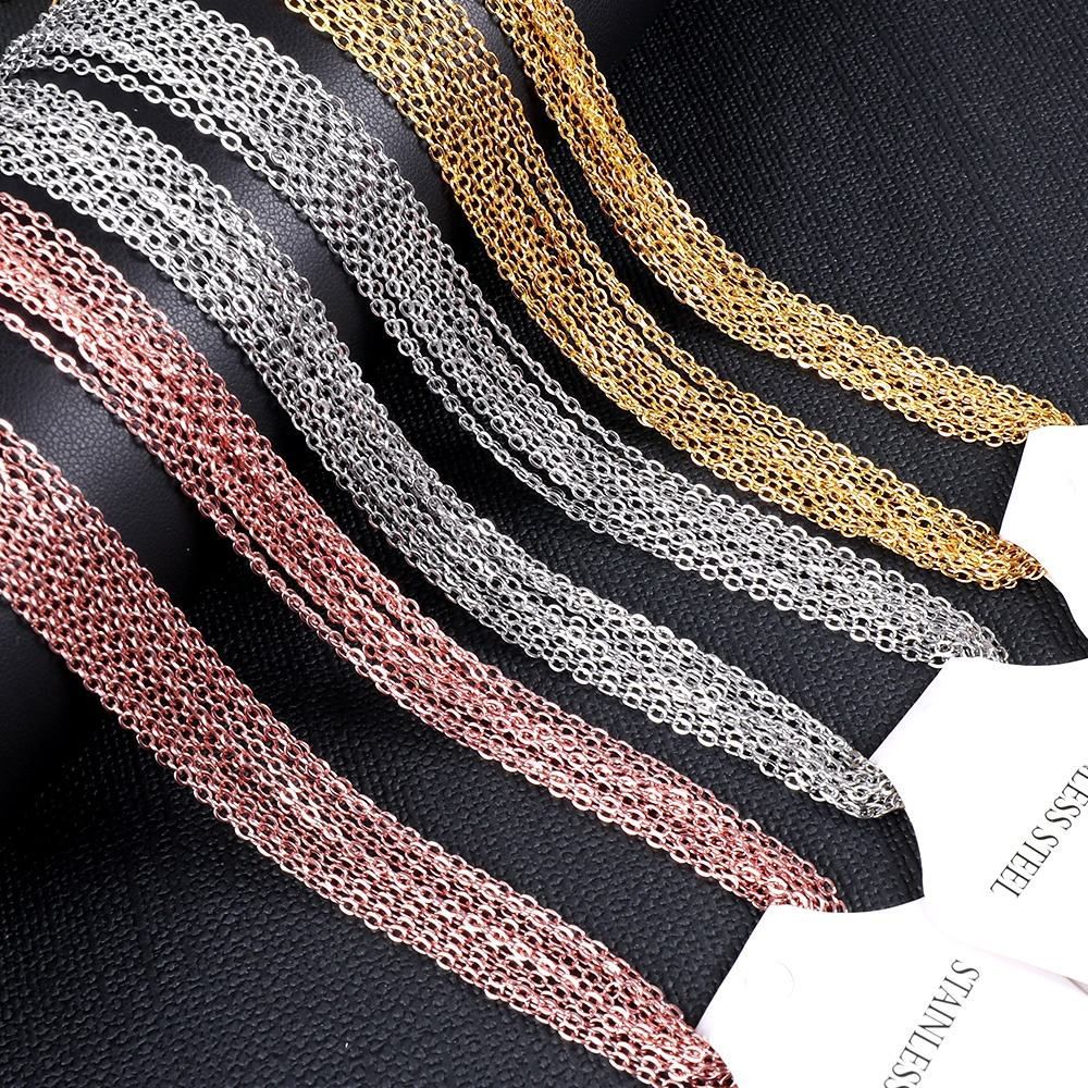 Damen mehrlagige Edelstahl-Halskette mit elegantem Goldüberzug Shop Nory