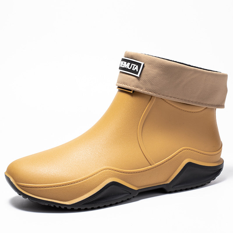 Damen wasserdichte Kurzstiefel mit faltbarem Manschettenkragen Shop Nory