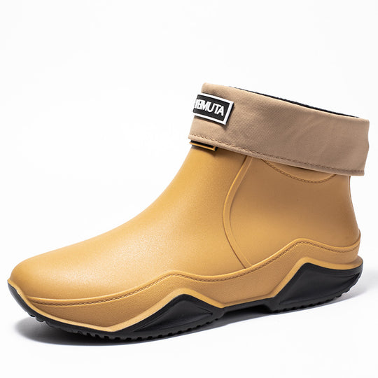 Damen wasserdichte Kurzstiefel mit faltbarem Manschettenkragen Shop Nory