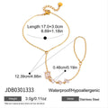 Damen Armband mit funkelnden Zirkonia und verstellbarem Verschluss Shop Nory