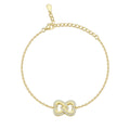 Damenarmband mit zeitloser Unendlichkeitssymbolik und funkelndem Zirkonia-Besatz Shop Nory